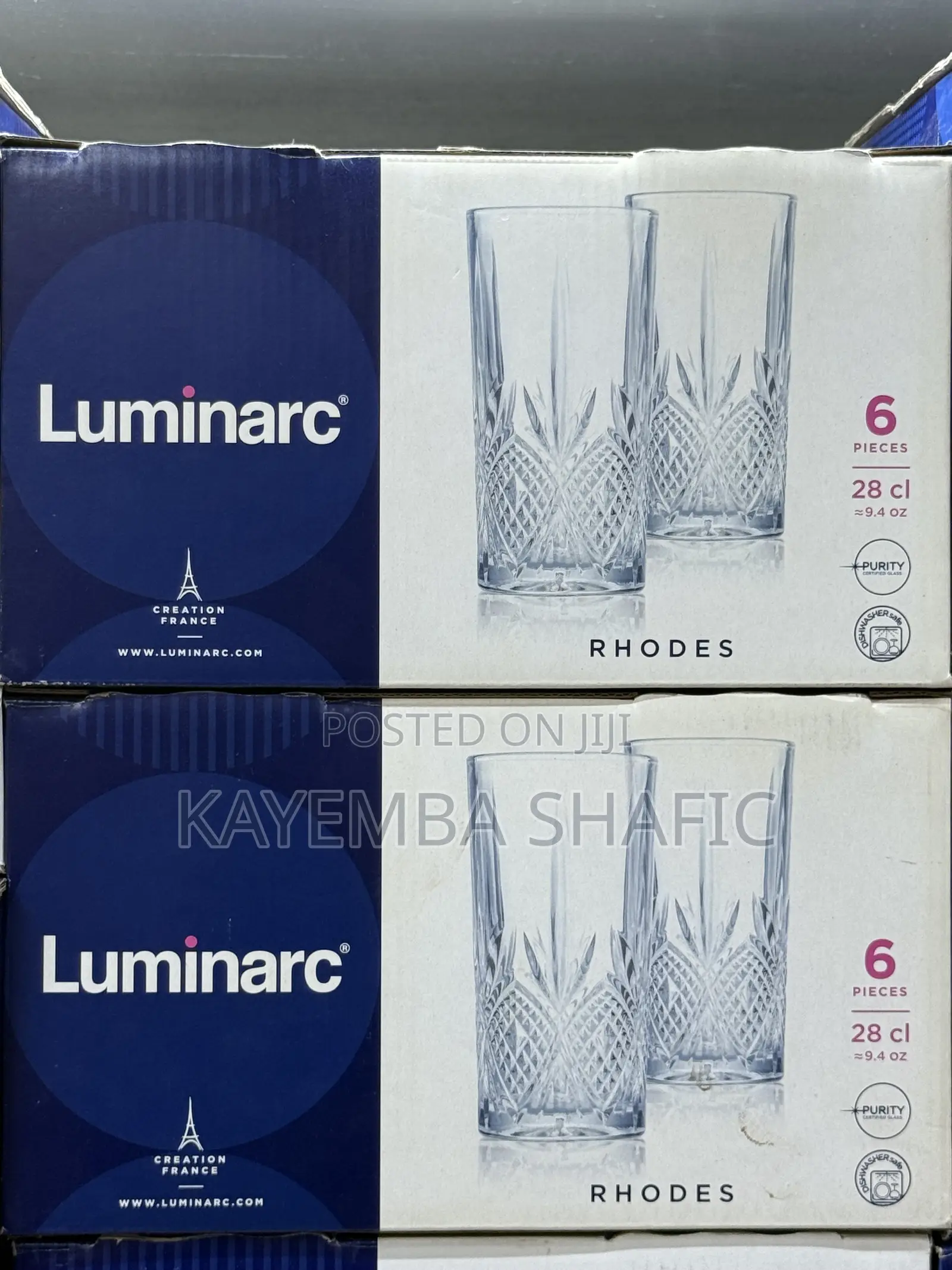 Luminarc Rhodes 12-Piece Highball Tumbler Set (28 Cl / 280ml)