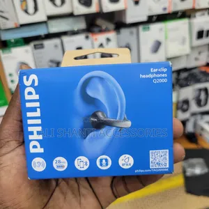 Philips Taq2000bk Black Open-Ear True Wireless Ear-Clip