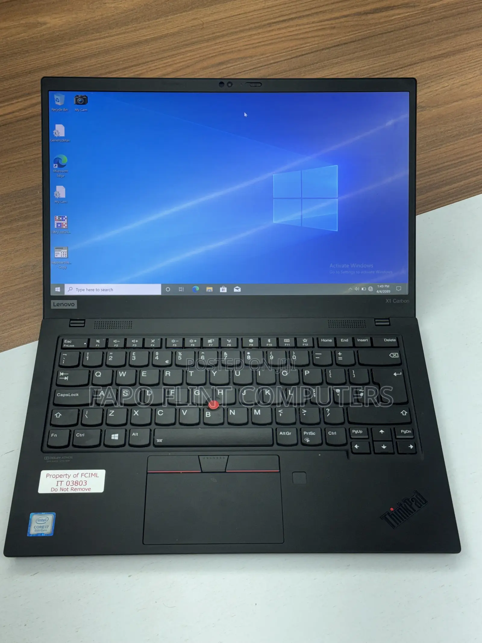 Laptop Lenovo ThinkPad X1 Carbon 16GB Intel Core i7 SSD 512GB