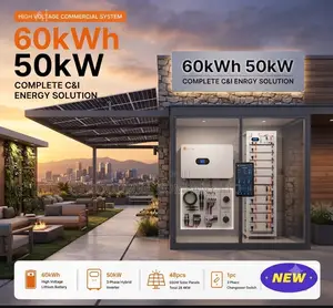 60kwh 50kva 3 Phase Comboindia Commercial Solar System Full Kit
