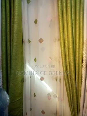 Lemon Green Curtains