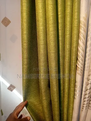 Lemon Green Curtains