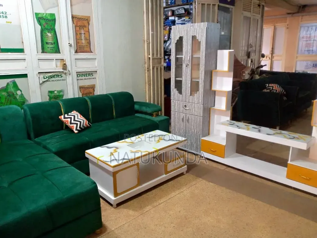 Gold and White Centre Table