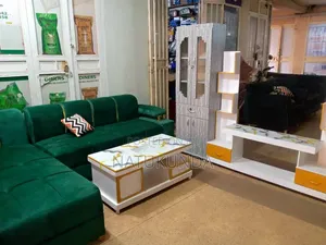 Gold and White Centre Table