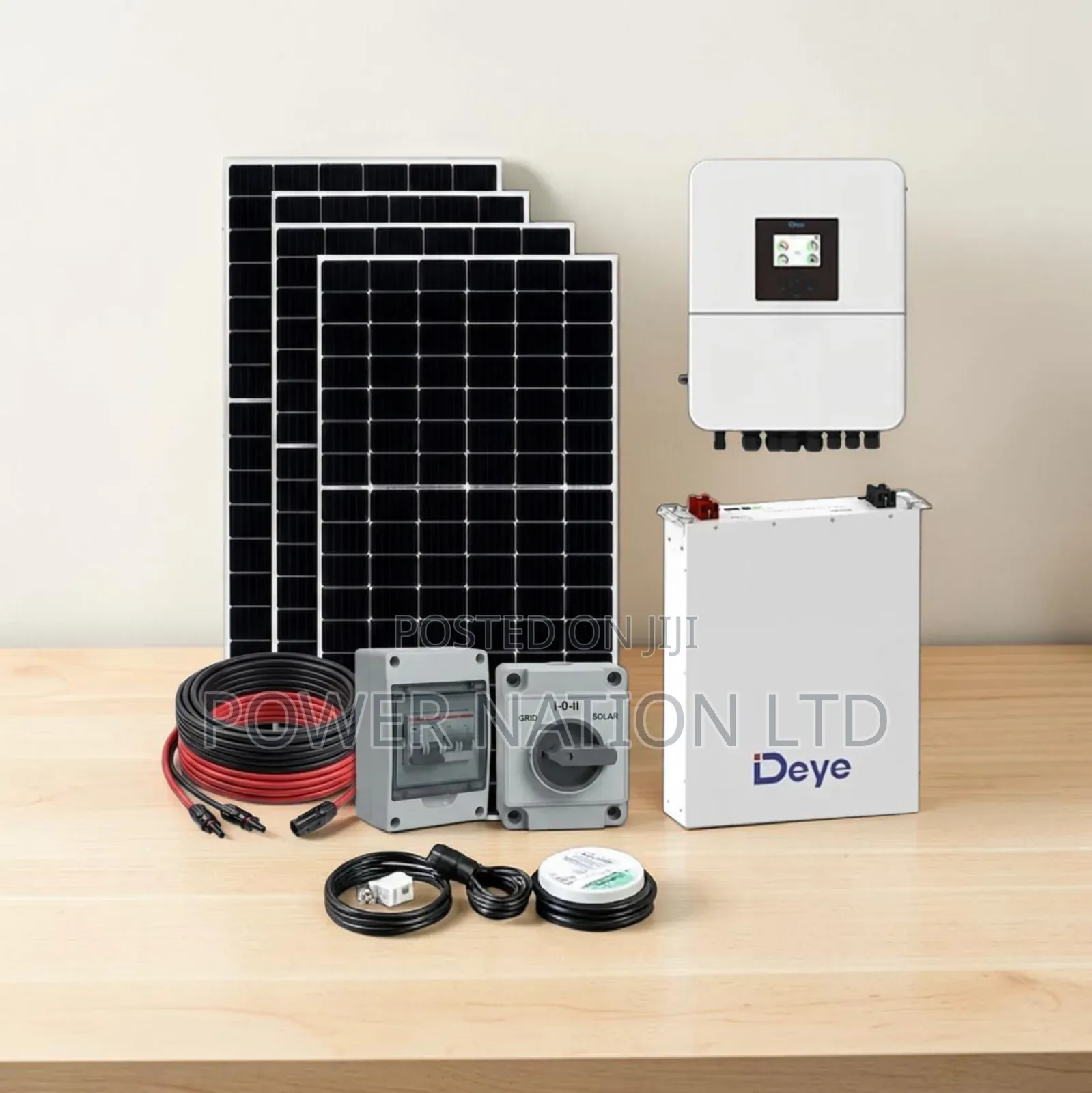 5kwh Deye Hybrid Solar System Full Kit