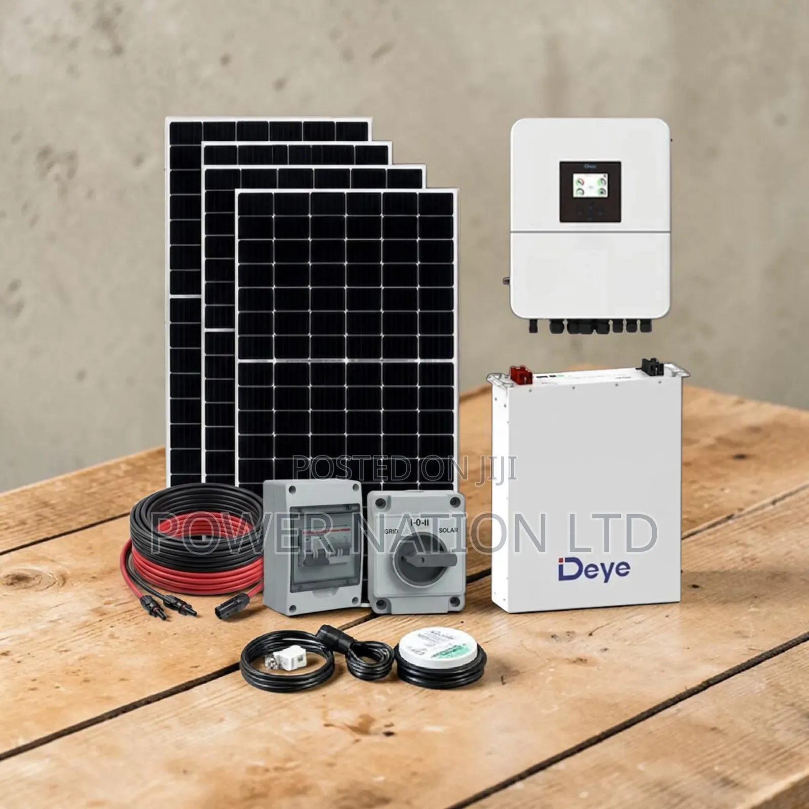 5kwh Deye Hybrid Solar System Full Kit