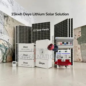 15kwh Deye Hybrid Solar System Full Kit