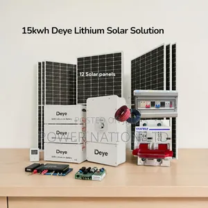 15kwh Deye Hybrid Solar System Full Kit