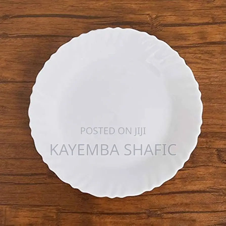 12 PCS Original Luminarc Feston White Dinner Plates (A Dozen)