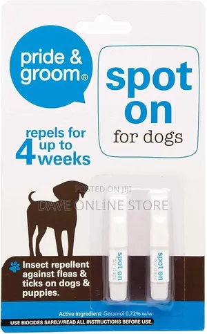 Pride Groom Spot on Insect Flea Repellent for Cats or Dogs