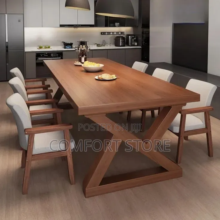 Rectangular 6 Seater Dining Table Mahogani
