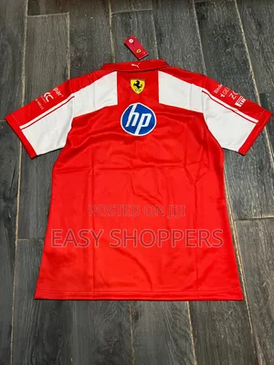 Official 2026 Scuderia Ferrari Hp F1 Team Replica Polo Shirt