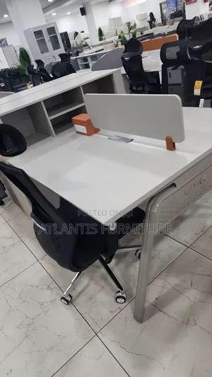 Full Wooden Workstation Four Seater