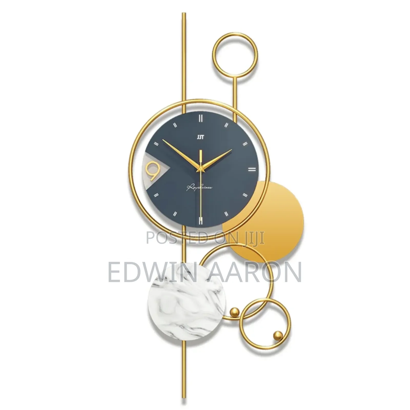 Modern Geometric Luxury Wall Clock
