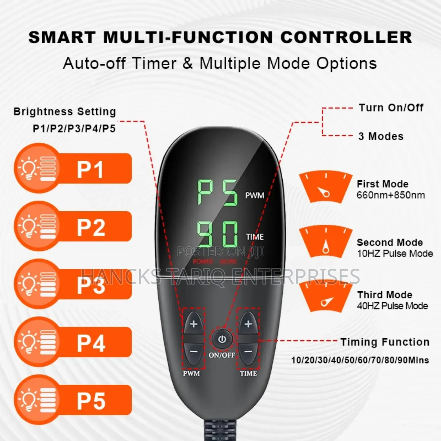 Wearable Red Light Therapy Belt for Pain Relief