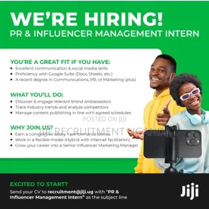 Pr Influencer Management Intern