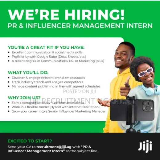 Pr Influencer Management Intern