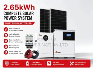 2.5kwh 24v Comboindia Lithium Solar System Full Kit