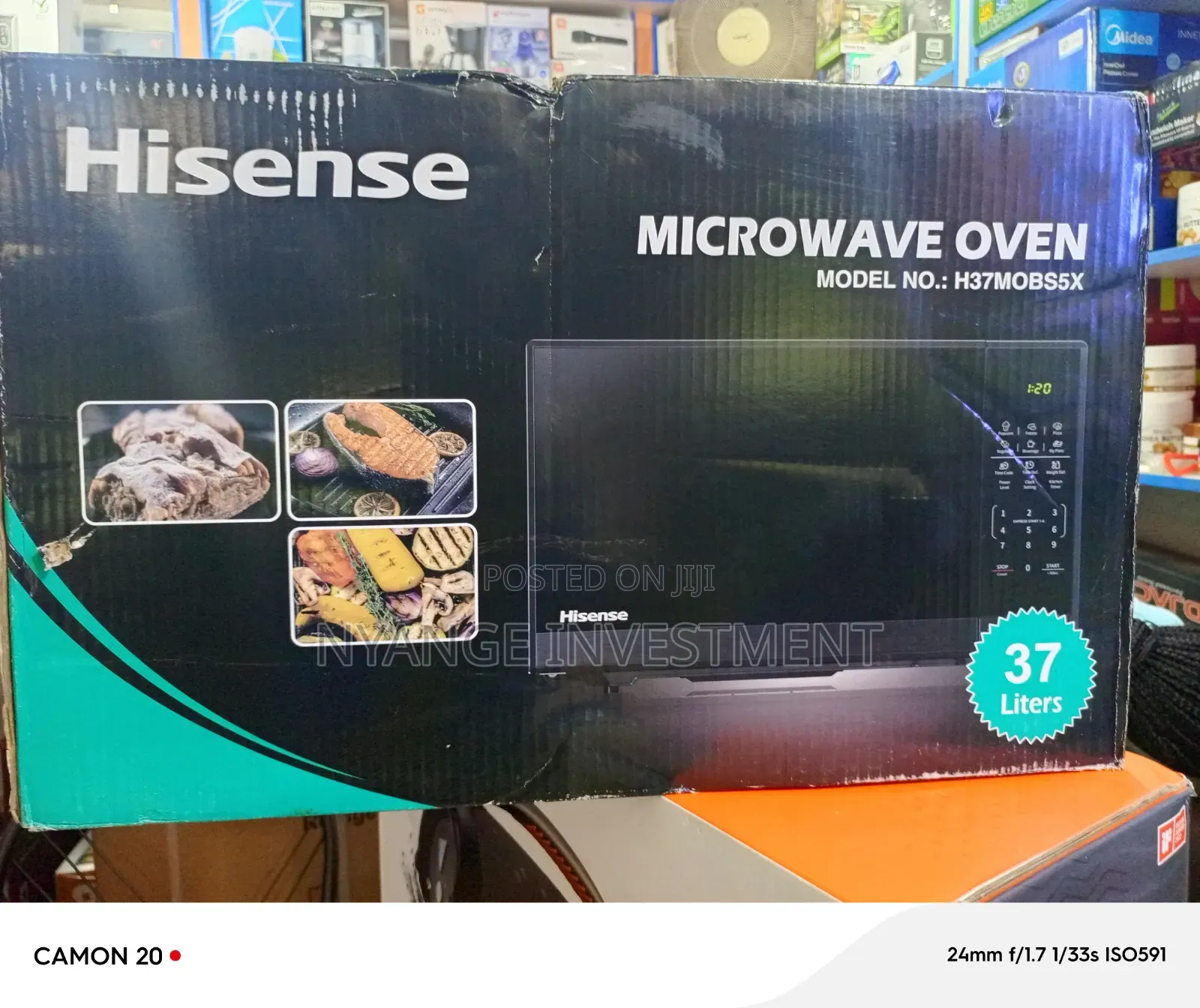 37l Hisence Microwave. Commercial Microwave