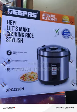 Geepas 1.8l Automatic Rice Cooker.