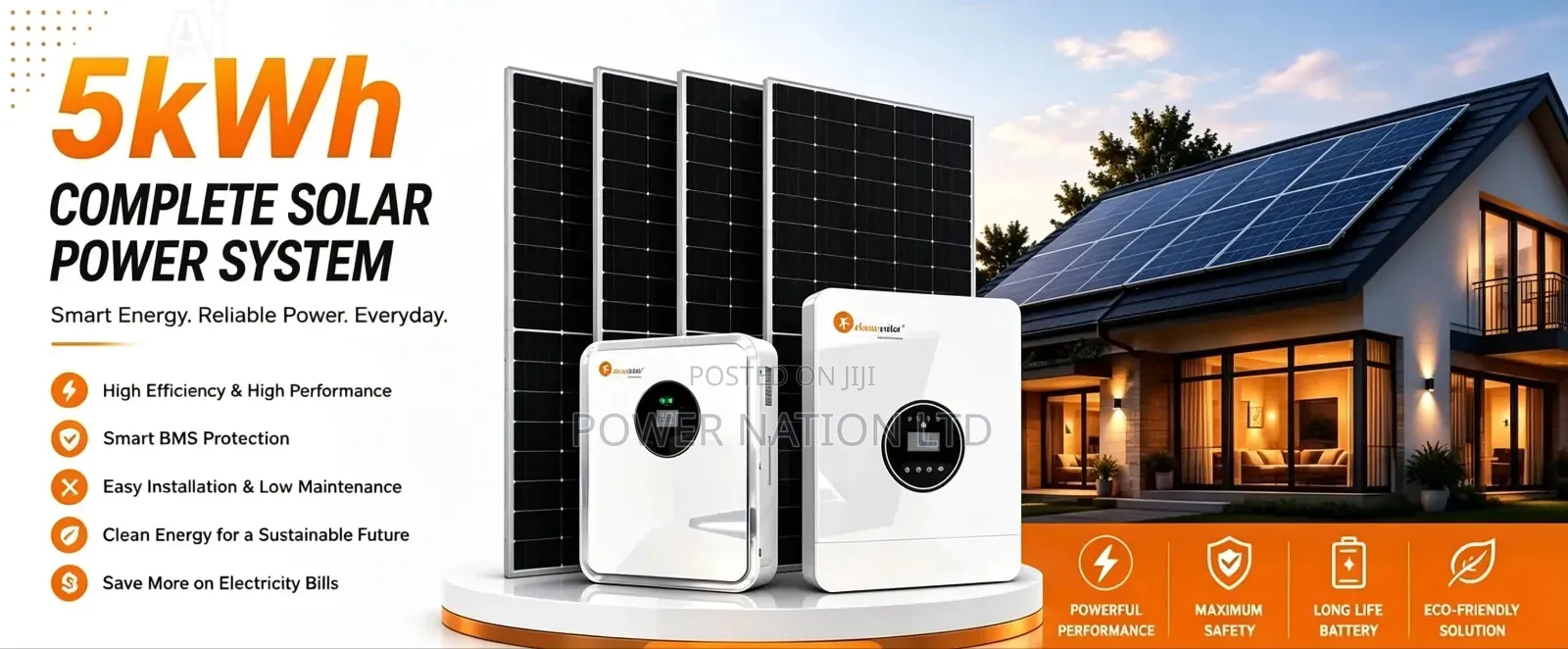 5kwh Ramlyte Solar System Full Kit