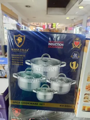 Kaisa Villa 8-Piece Stainless Steel Cookware Set