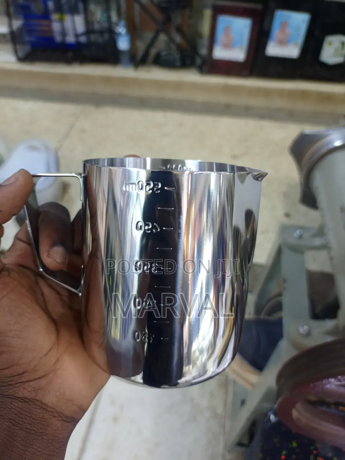 Stainless Steel Milk Frothing Jug 550ml