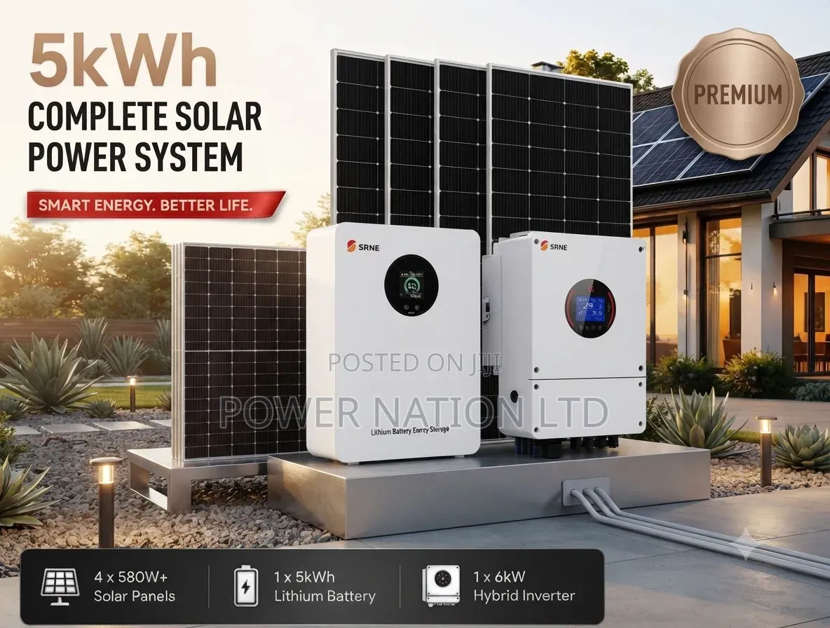 5kwh Dombolyte 48vlithium/Hybrid Solar System