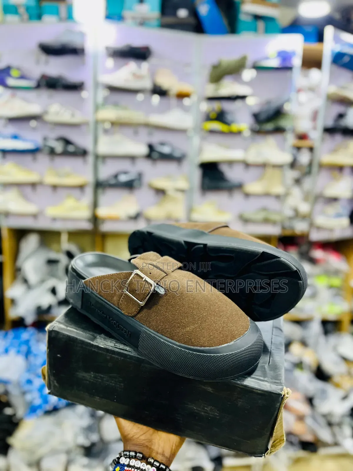 Alexander McQueen Inspired Platform Slides