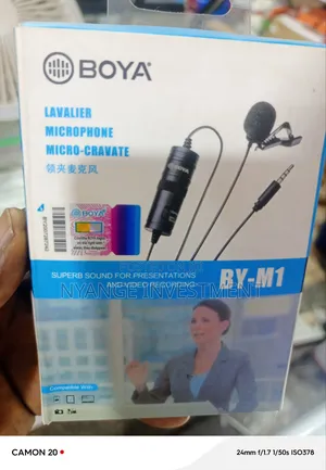 Boya by-M1 Lavalier Microphone. Wired Microphone