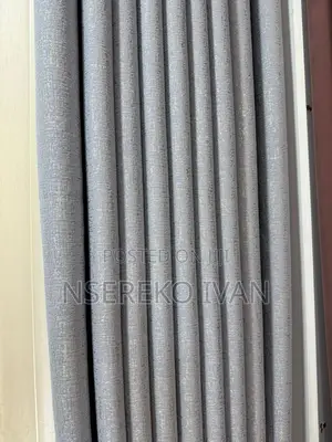 Gray and Cream Designs Curtains