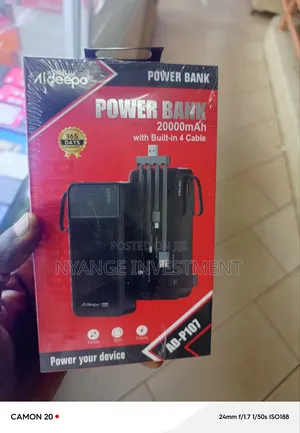 Aldeepo 20000mah Power Bank (Model Ad-P107).