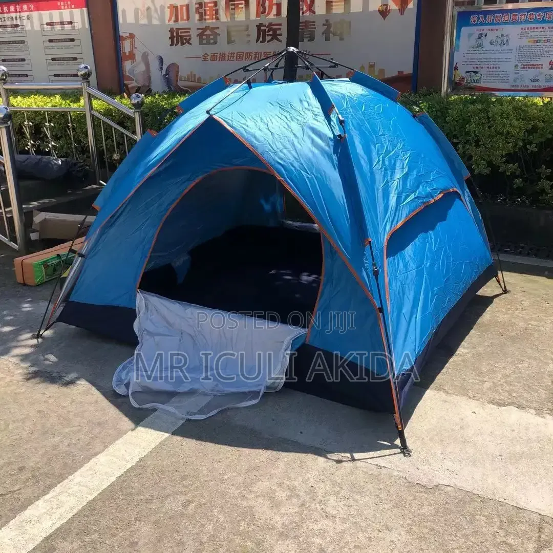 3-4persons Automatic Pop-Up Hydraulic Camping Tent With Detachable Top
