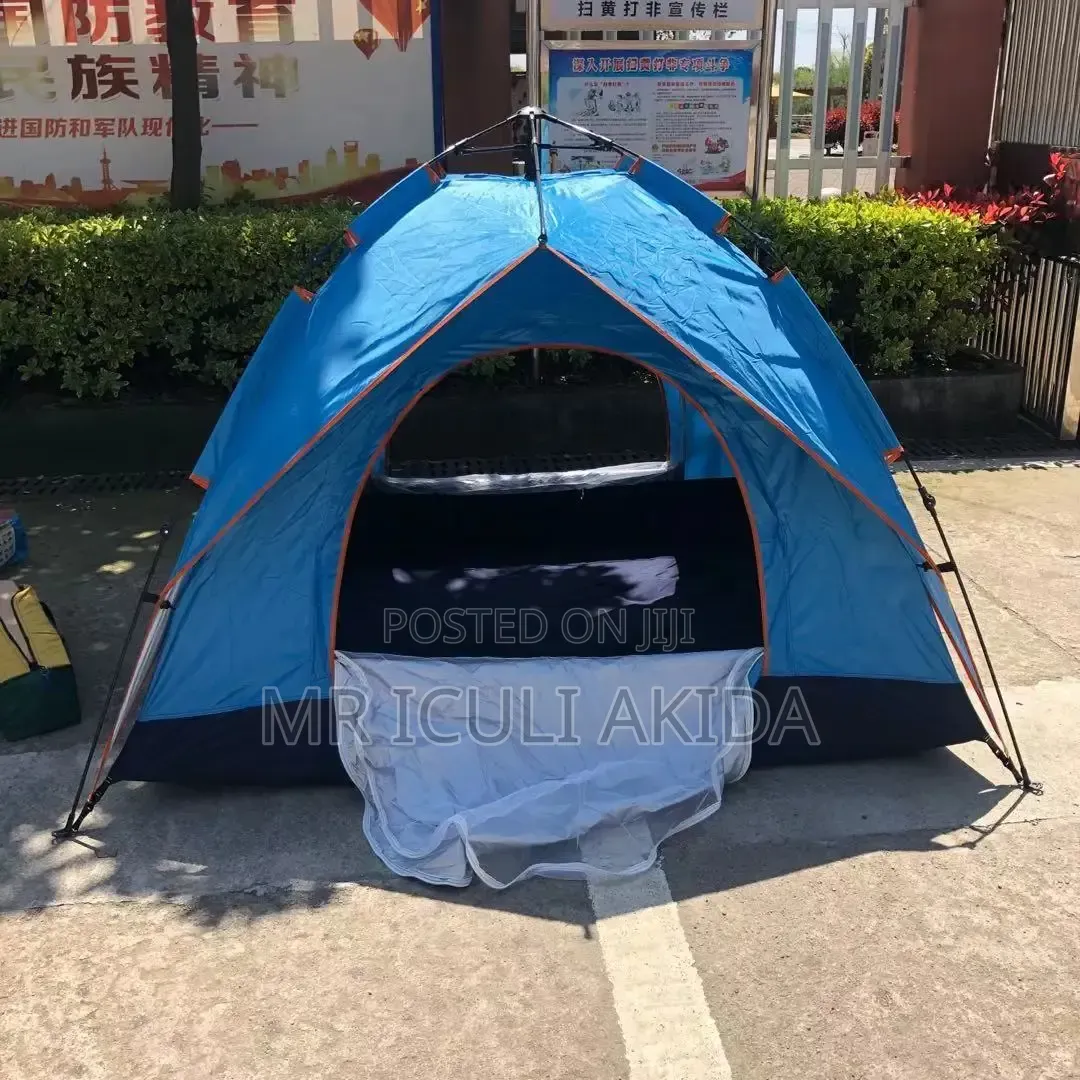 3-4persons Automatic Pop-Up Hydraulic Camping Tent With Detachable Top