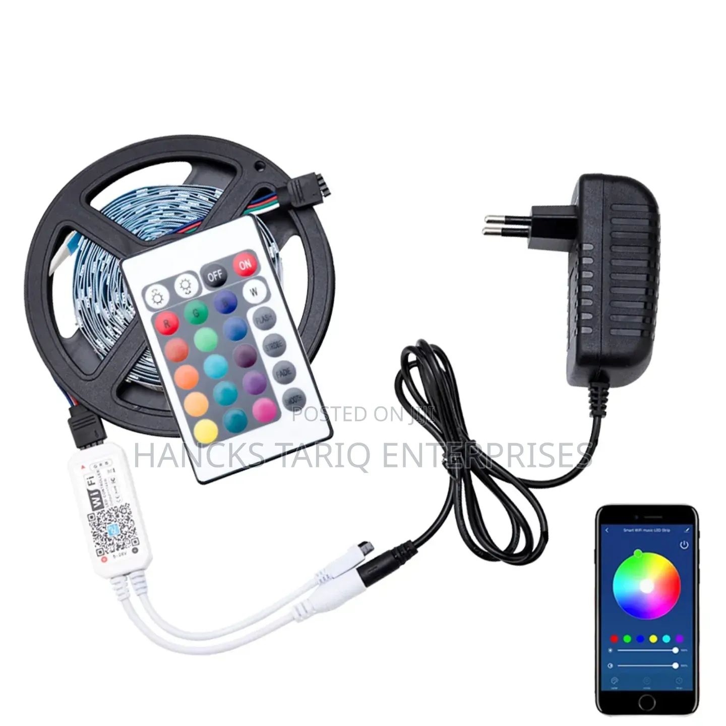 RGB Led Strip Light Kit – Color-Changing Smart Lighting