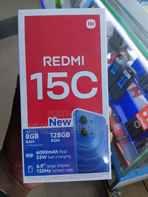 New Xiaomi Redmi 15C 4G 128 GB Red