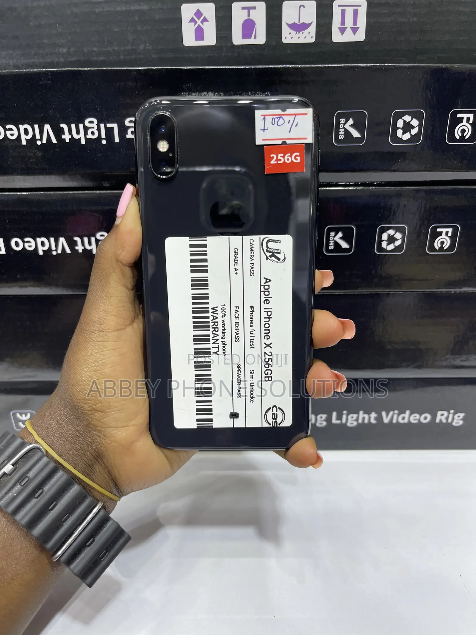Apple iPhone X 256 GB Black