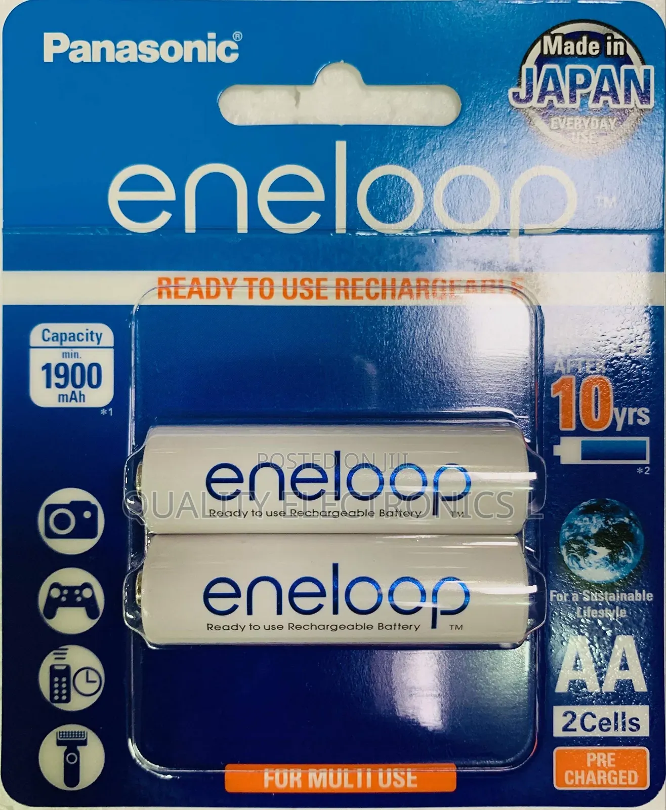 Panasonic Aa Rechargeable Batteries Eneloop 2000mah