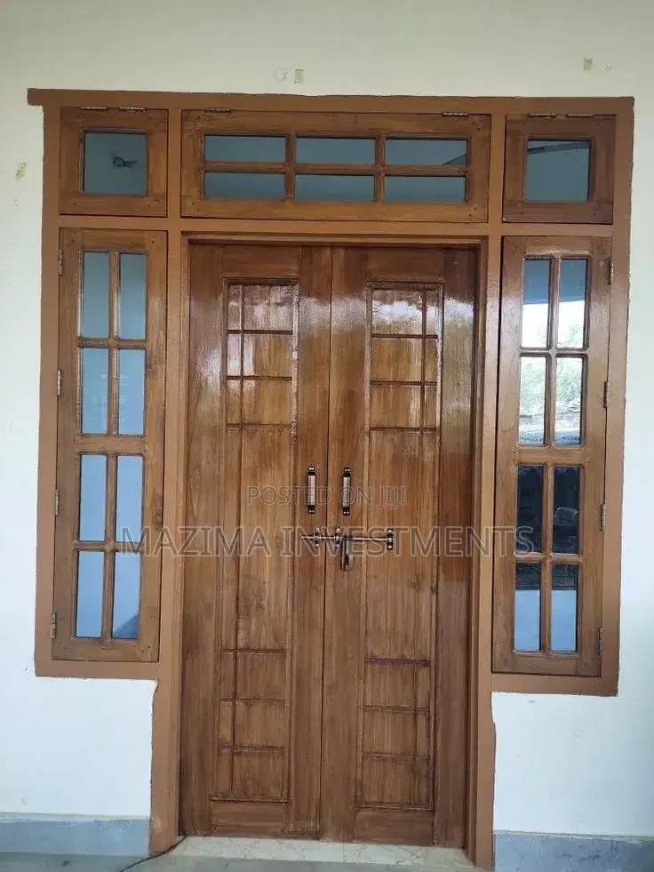Front Mahogany Doors