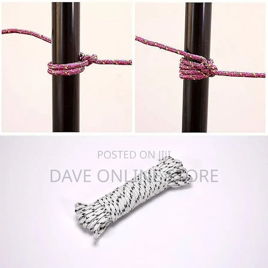 10 Meter Laundry Drying Clothesline Rope Portable Travel Nylon Cord