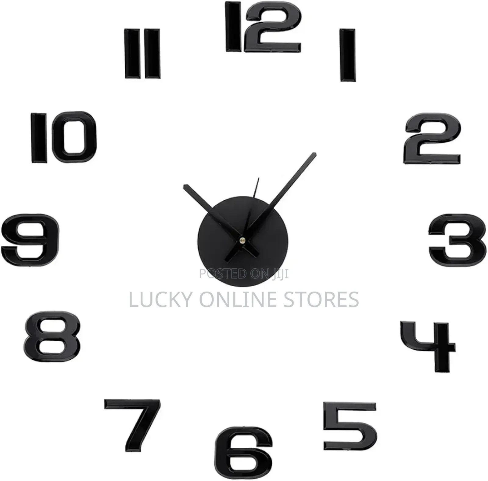 Big Size Diy Digital Wall Clock