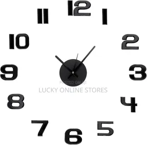 Big Size Diy Digital Wall Clock