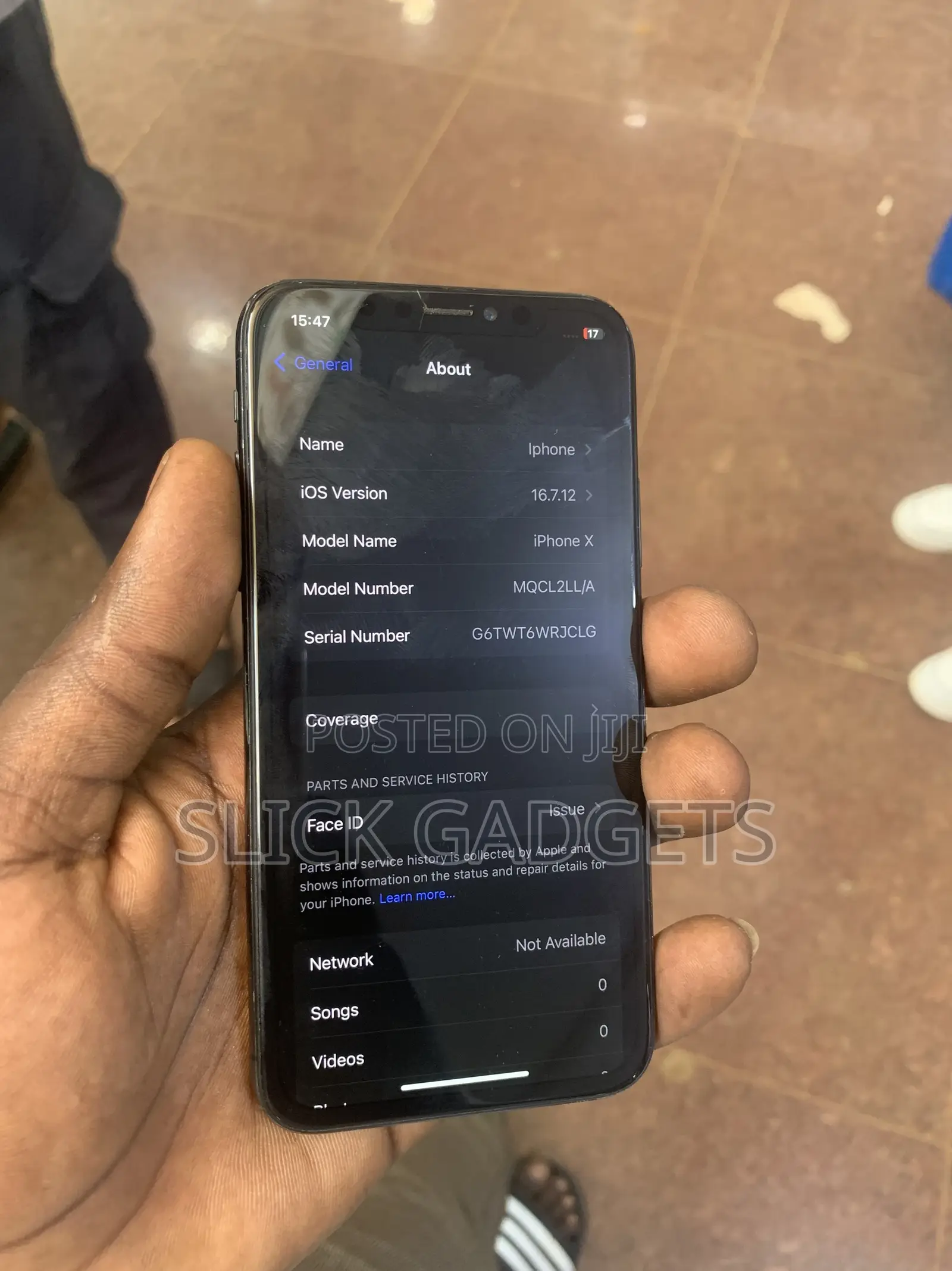 Apple iPhone X 64 GB Black