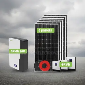 Heavy-Duty 5kwh 24v 200ah Hybrid Solar Package