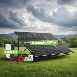 Ultimate 5kwh 24v 200ah Hybrid Solar System -Brand New