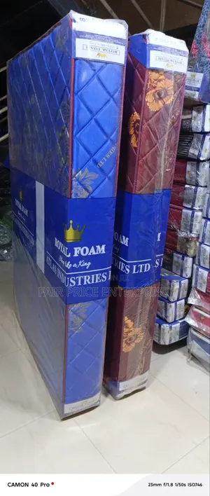 Royalfoam Mattress 5x6x8 Inches. High Density Mattresses