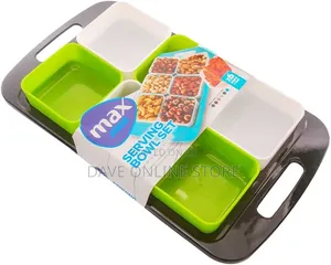 6 PCS Bowl Plastic Easy to Use Serving Tray
