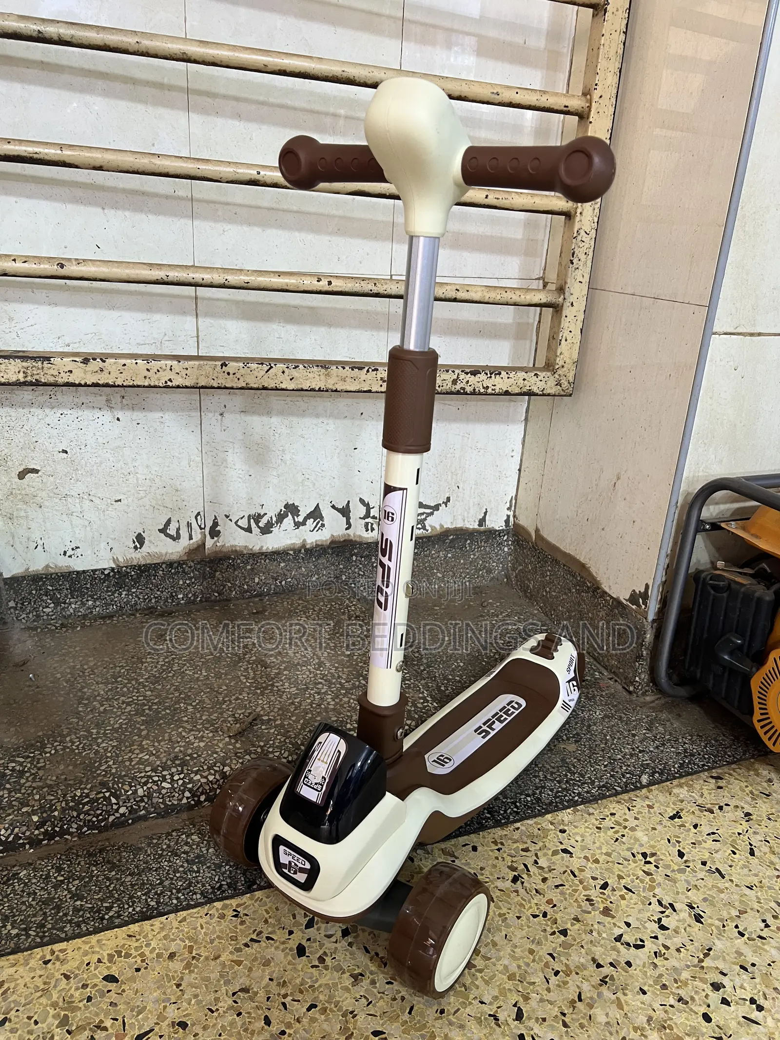 Three Wheels Kids Scooter Brown
