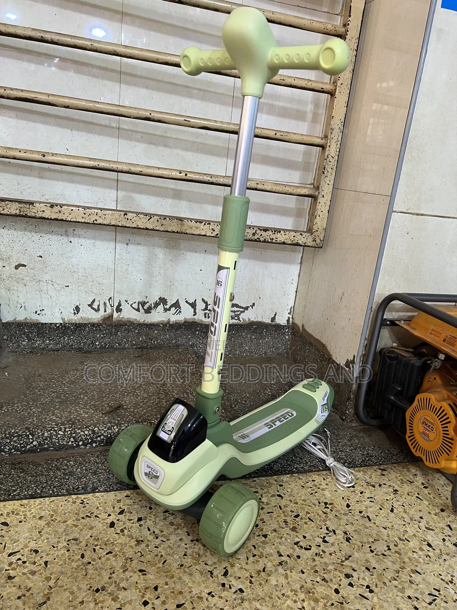 Three Wheels Kids Scooter Green