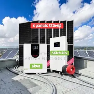 Powerful 5kwh 48v 100ah Solar System for Homes Shops-Brand New